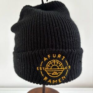 Decky NWT Afuri Ramen black beanie cap